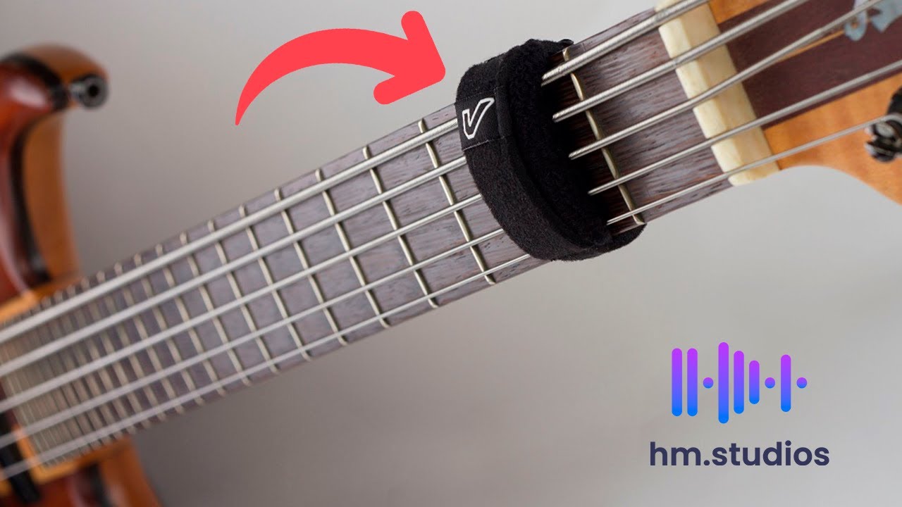 Abafador de cordas para Guitarra, Violão ou baixo da Damper