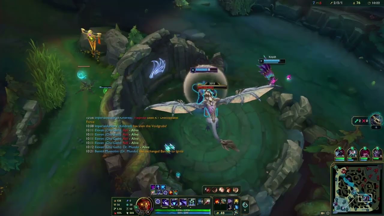 Carrying a game after Mundo said id fail