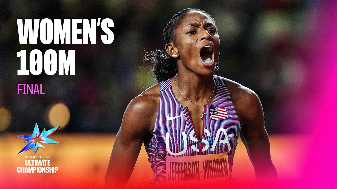 Melissa Jefferson-Wooden comes from behind to win in 10.62 | World Athletics Ultimate Championship