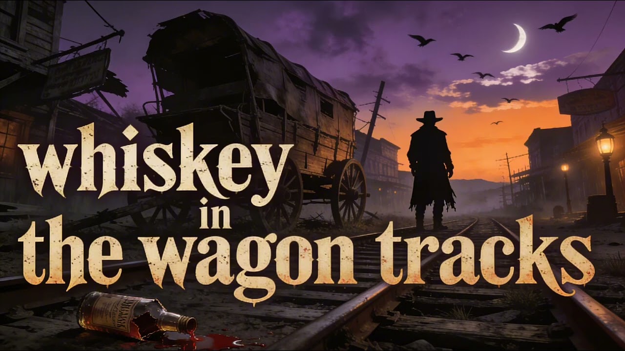 Whiskey on the wagon tracks #aimusic #song #westernmusic #gothicmusic #gothicwestern 