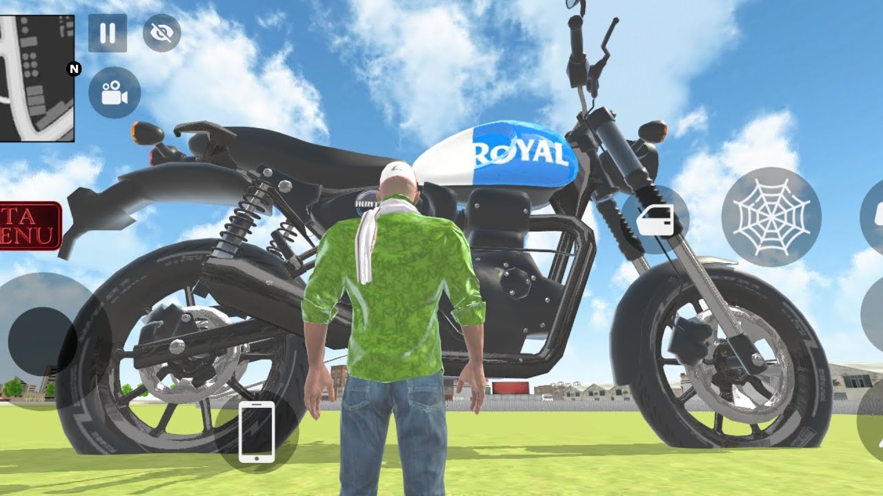GIANT HUNTER BIKE IN INDIAN THEFT AUTO SIMULATOR 😍 INDIAN BIKE DRIVING 3D ✅