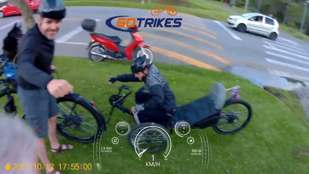 Passeio super legal de Trike reclinado pelas ruas de Curitiba!