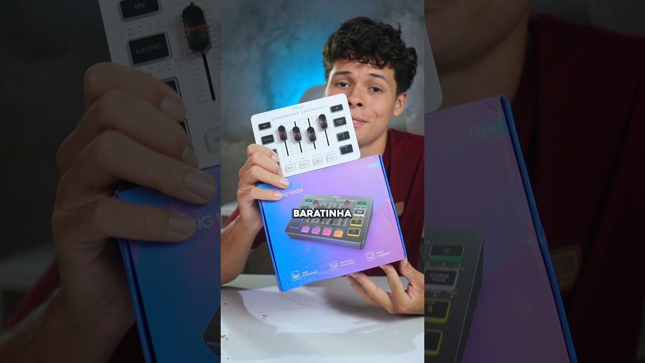 comprei a interface de áudio baratinha da fifine kk… fifine ampligame sc3 