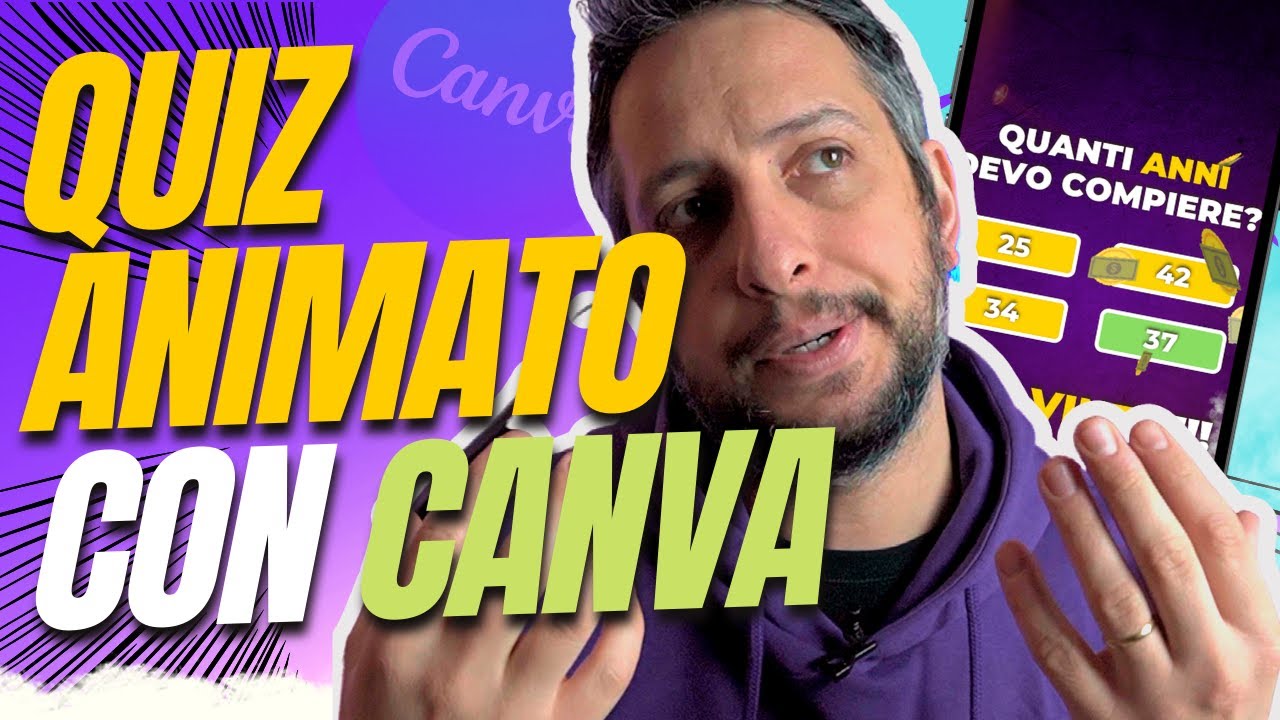 Come Creare un QUIZ ANIMATO con CANVA | Tutorial Canva Super Esclusivo
