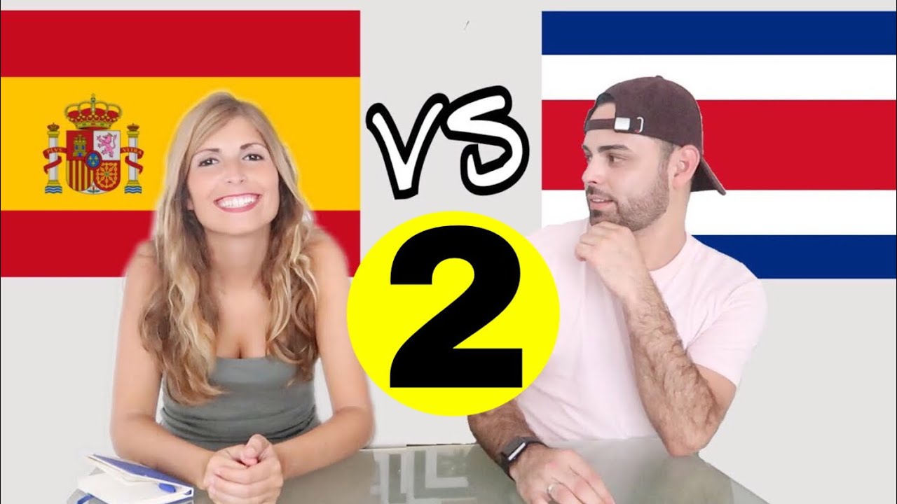 ESPA&Ntilde;A VS COSTA RICA 2 / PALABRAS ESPA&Ntilde;OLAS VS PALABRAS TICAS