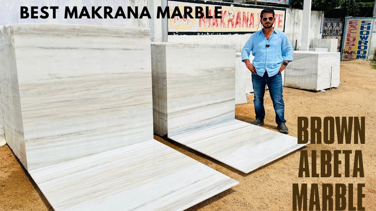 Makrana brown Albeta marble. White Albeta marble. Brown Albeta marble. Indian marble. White marble