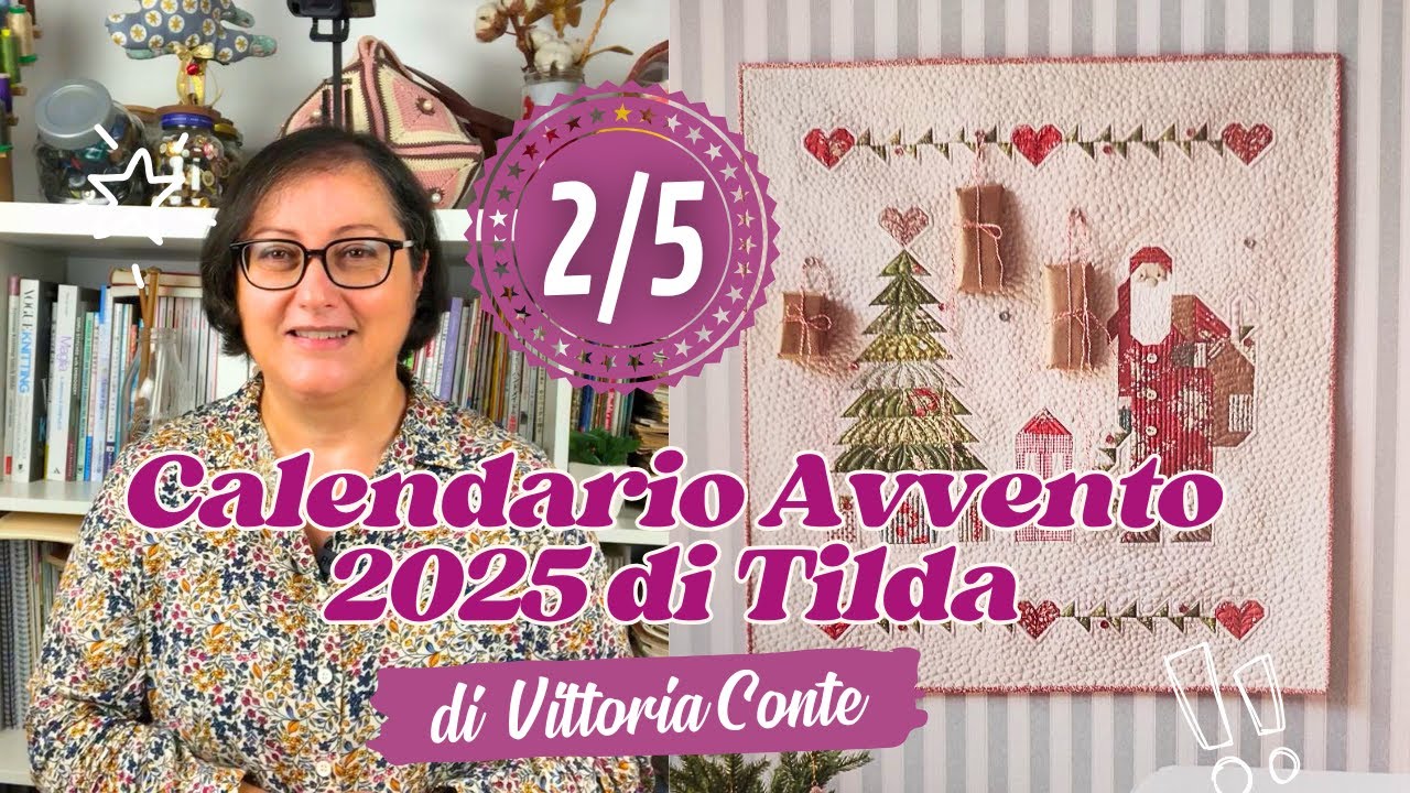 Calendario dell'avvento patchwork | Parte 2 di 5