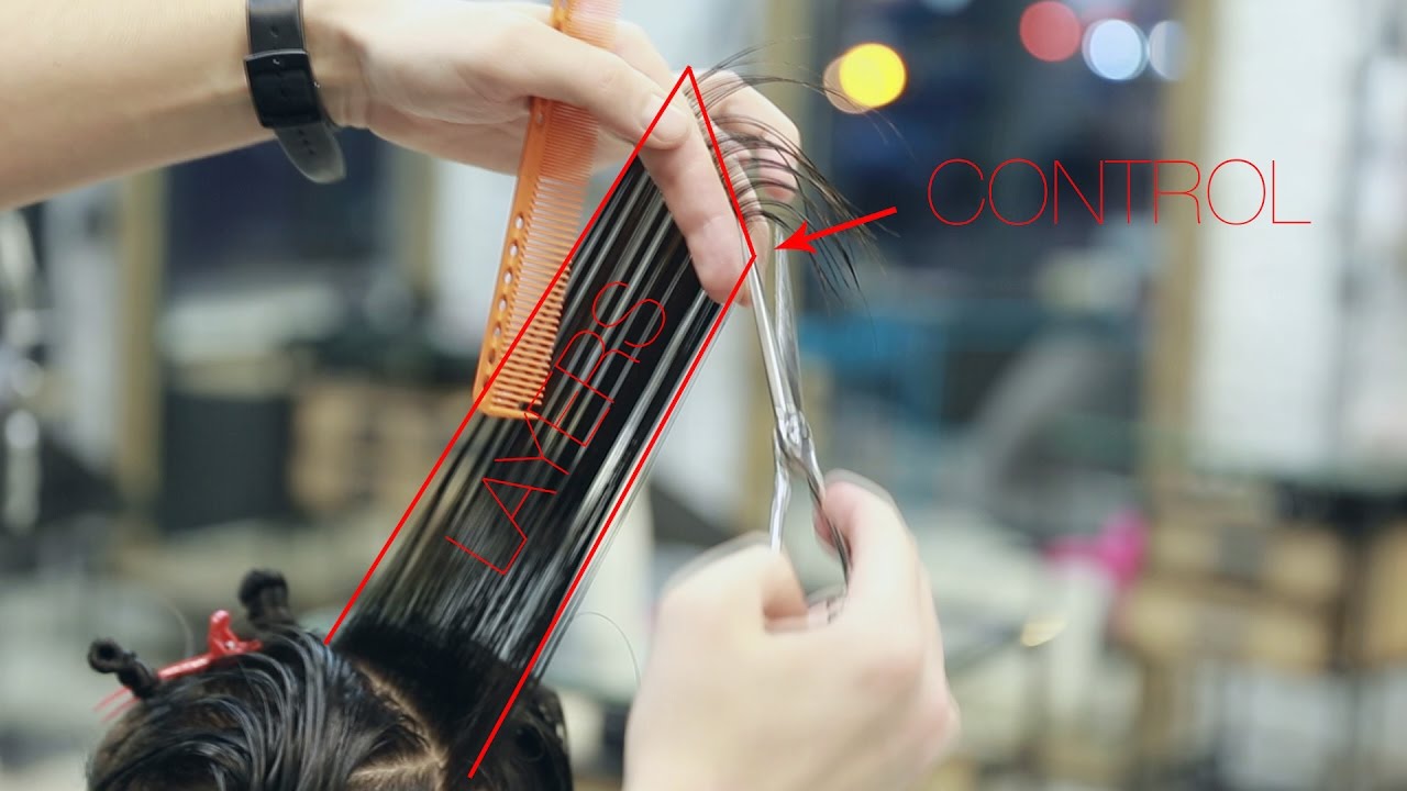 how to cut bob with line technique