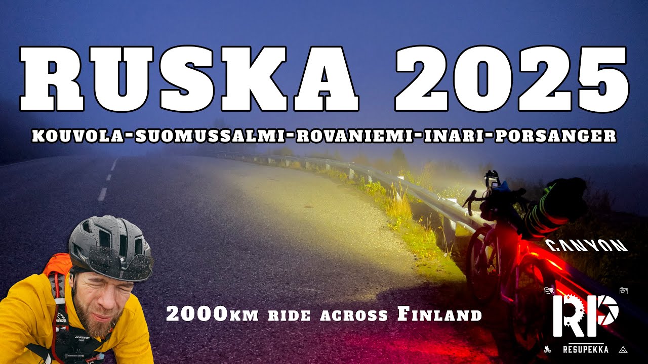 Ruska 2025 – 2000 km (Pyöräily halki Suomen Jäämerelle) ENG SUB