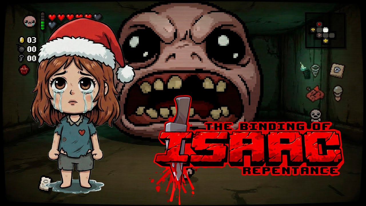 The Binding of Isaac: Repentance+beta | Топим снеговиком слезами
