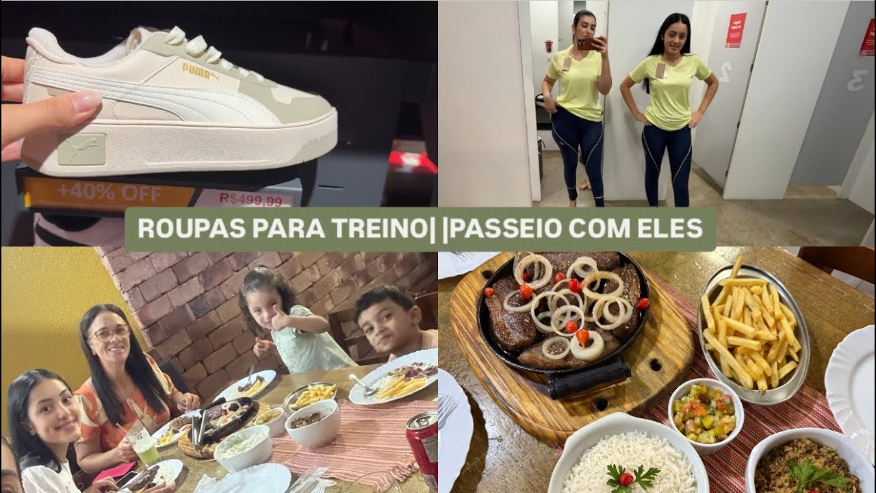 Em busca de looks para academia | fomos no Outlet | passeio| fomos num restaurante | LAÍS VELOSO