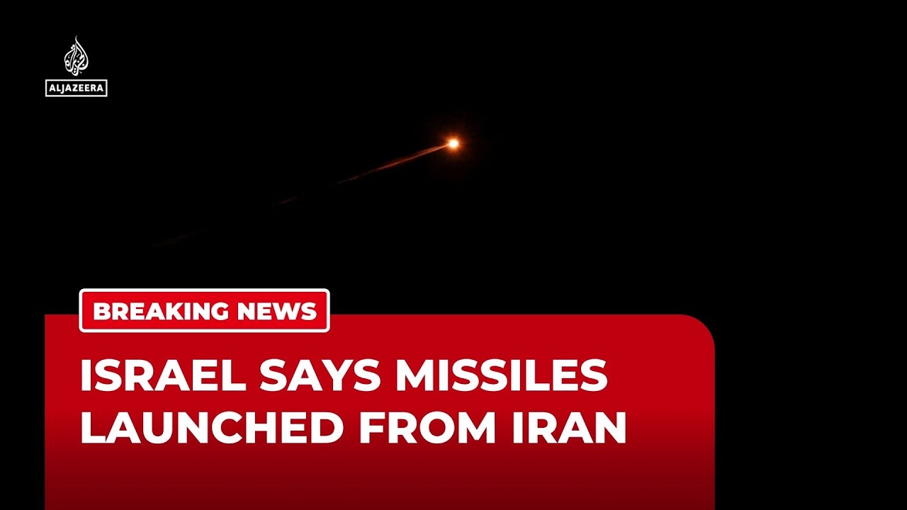 Breaking: Israeli army says missiles fired from Iran towards Israel