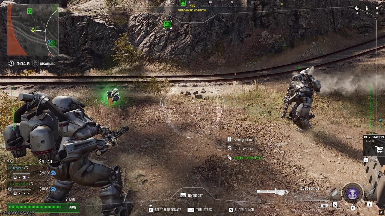 Геймплей Call of Duty: Warzone X Fallout Battle Royale (без комментариев)