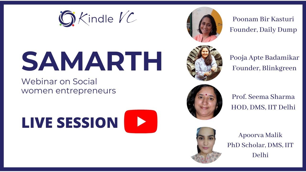 Samarth- Webinar on social entrepreneurship