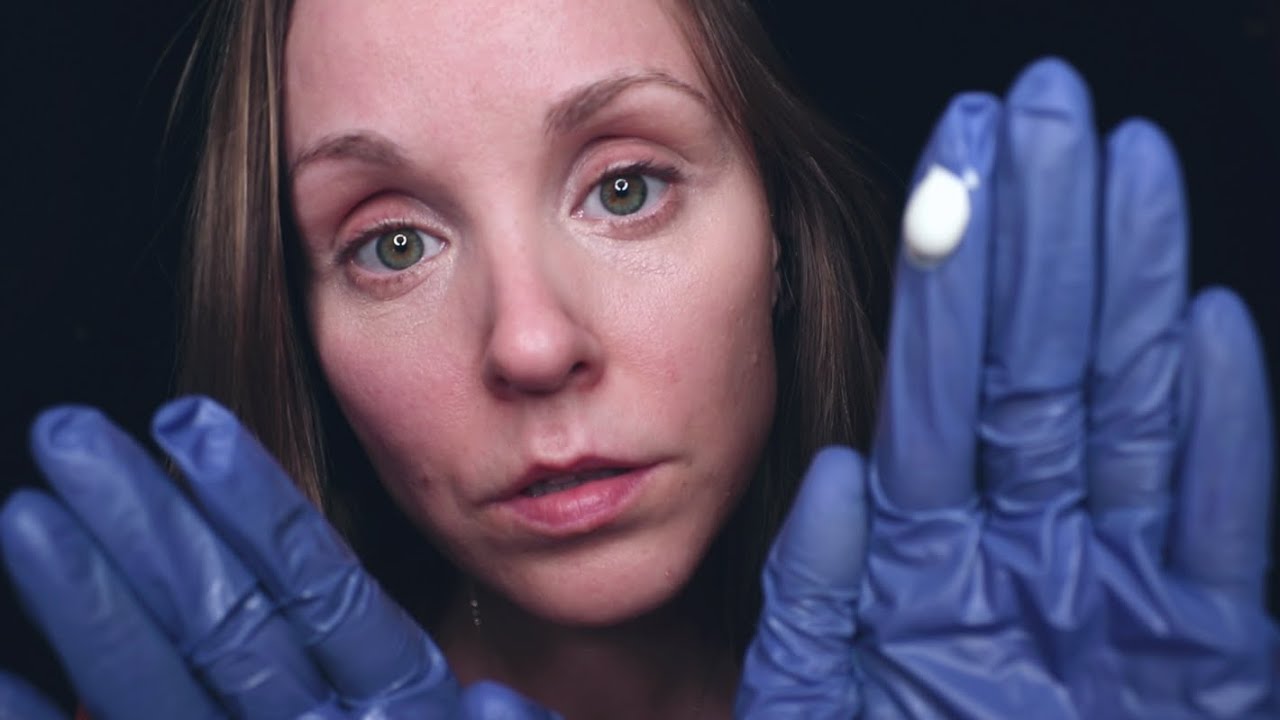 Deine Persönliche ASMR Hautuntersuchung | Facial Inspection w/ Latex Gloves | Geflüstert/ Whispered