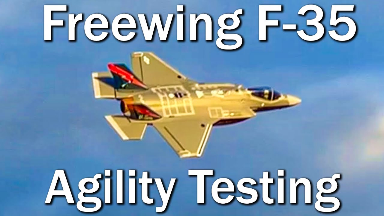 Freewing F-35 70mm Agility Testing