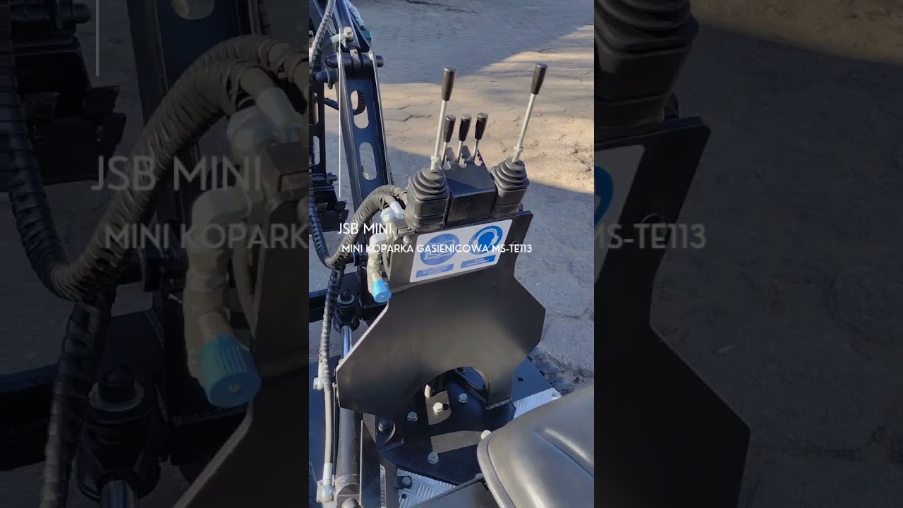 JSB MINI KOPARKA GĄSIENICOWA MS TE113 JSB CZARNA #koparka #ładowarka  #excavator #machinery