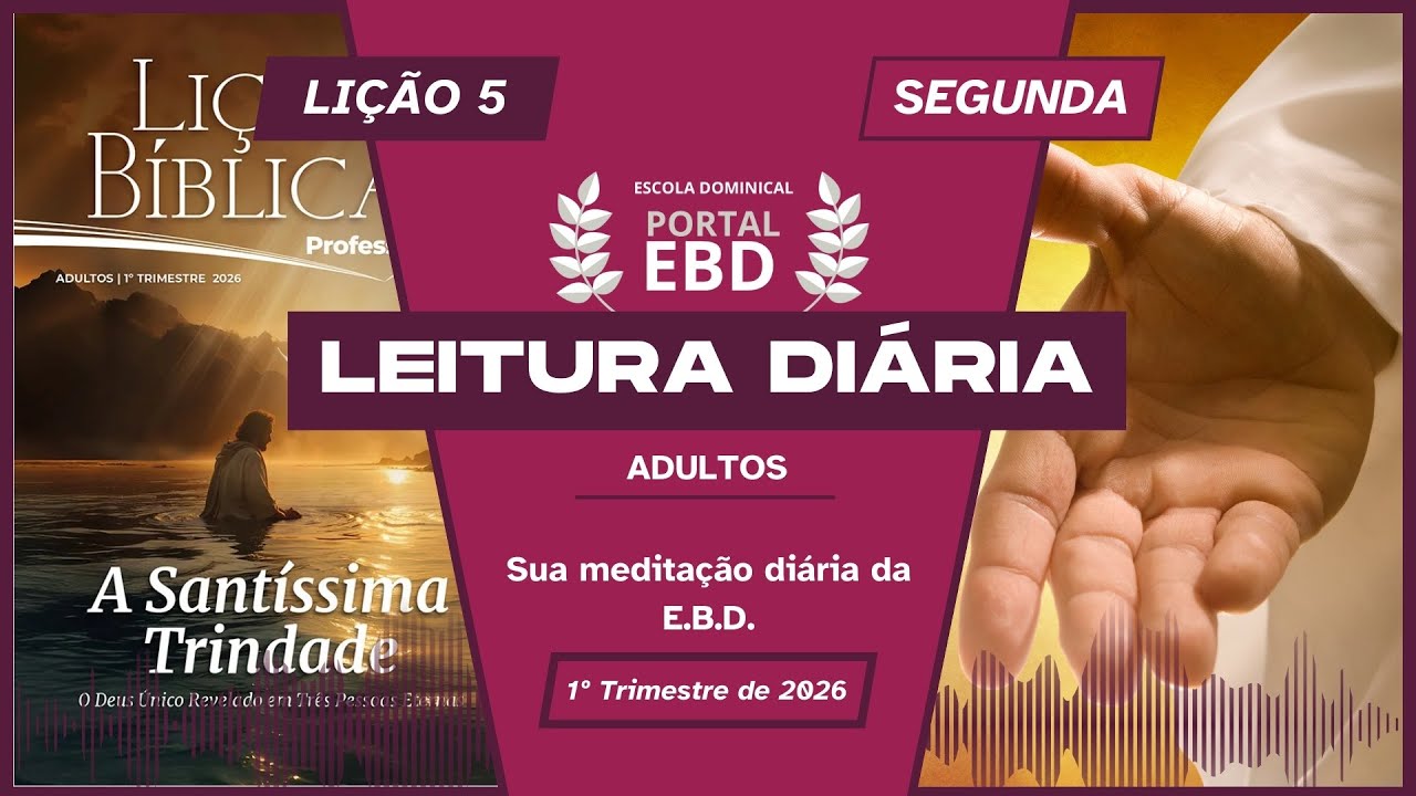 Leitura Diária - Segunda - Lc 1.35 - A concepção virginal e a ação da Trindade