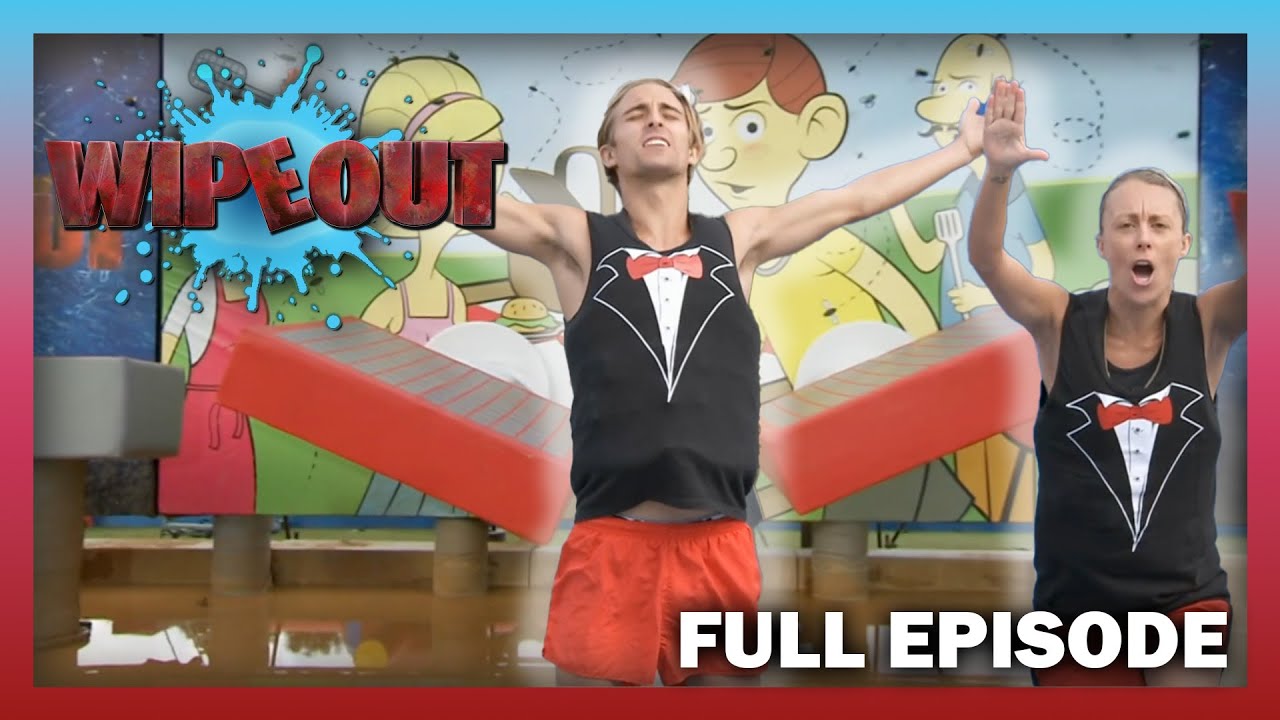 The Greatest Brother And Sister In The World Tackle The Course | Full Episode | Wipeout USA | S6 E4