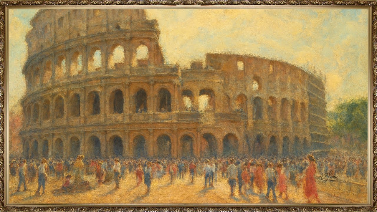 The Coliseum - screen saver painting