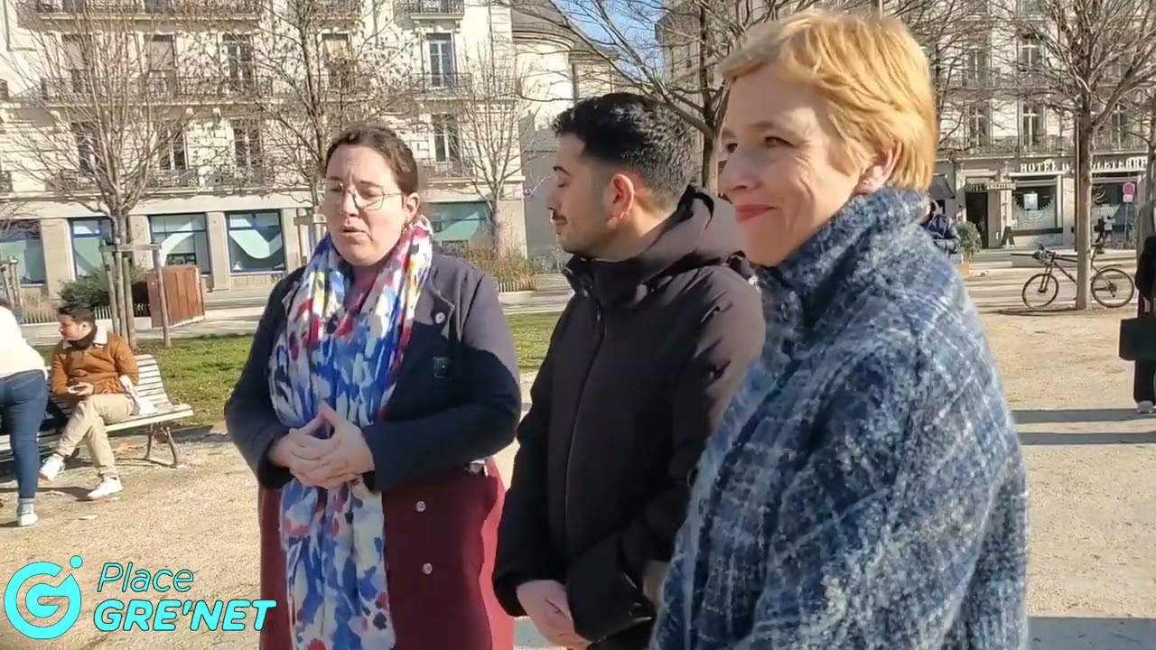 Lyes Louffok a mené un dernier tractage à Grenoble le 17 janvier 2025