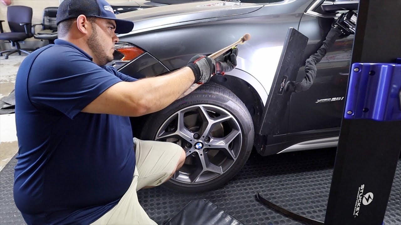 BMW X1 Fender Dent Repair | Dentless Touch