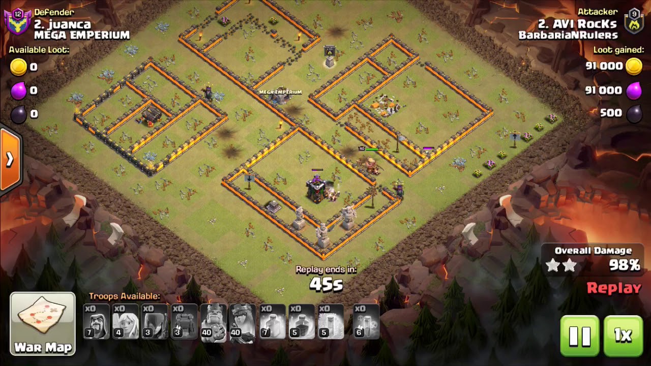 Crazy 10v11 Triples -Clash Of Clans
