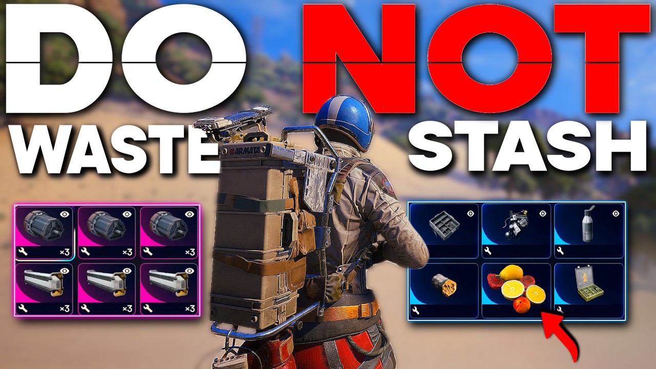 ARC RAIDERS - UPDATED INDEPTH STASH SPACE GUIDE (1500hrs) BEST LOOT TO KEEP... tips & tricks