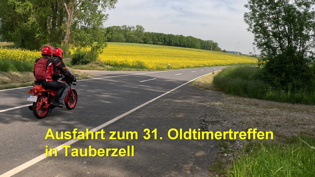 Ausfahrt zu Zweit, zum 31. Oldtimertreffen in Tauberzell