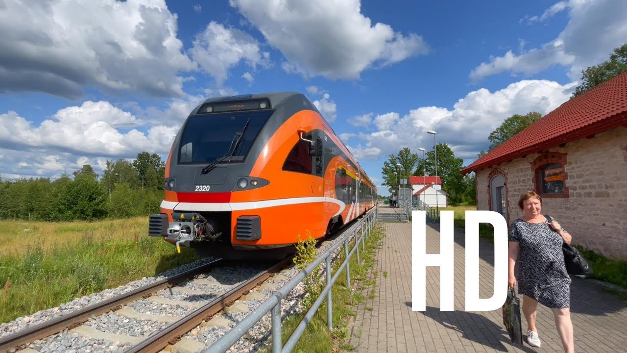 Riding Elron Diesel train #242 from Viljandi to K&auml;ru