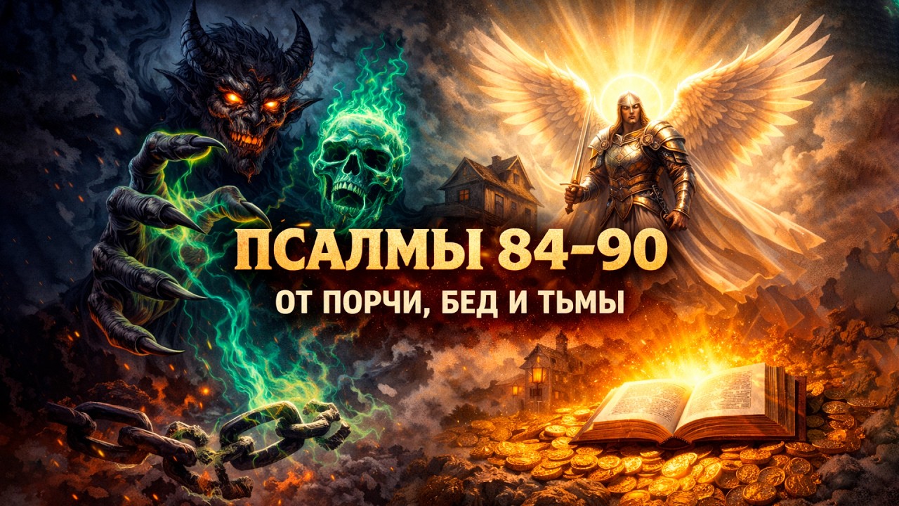 ❗ ПСАЛМЫ 84–90 — ОТ ПОРЧИ, БЕД И ТЬМЫ 🔥