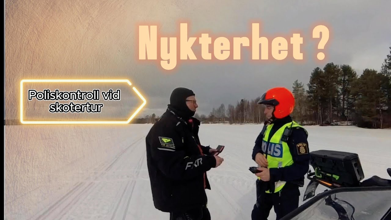 Poliskontroll utanför Åsele