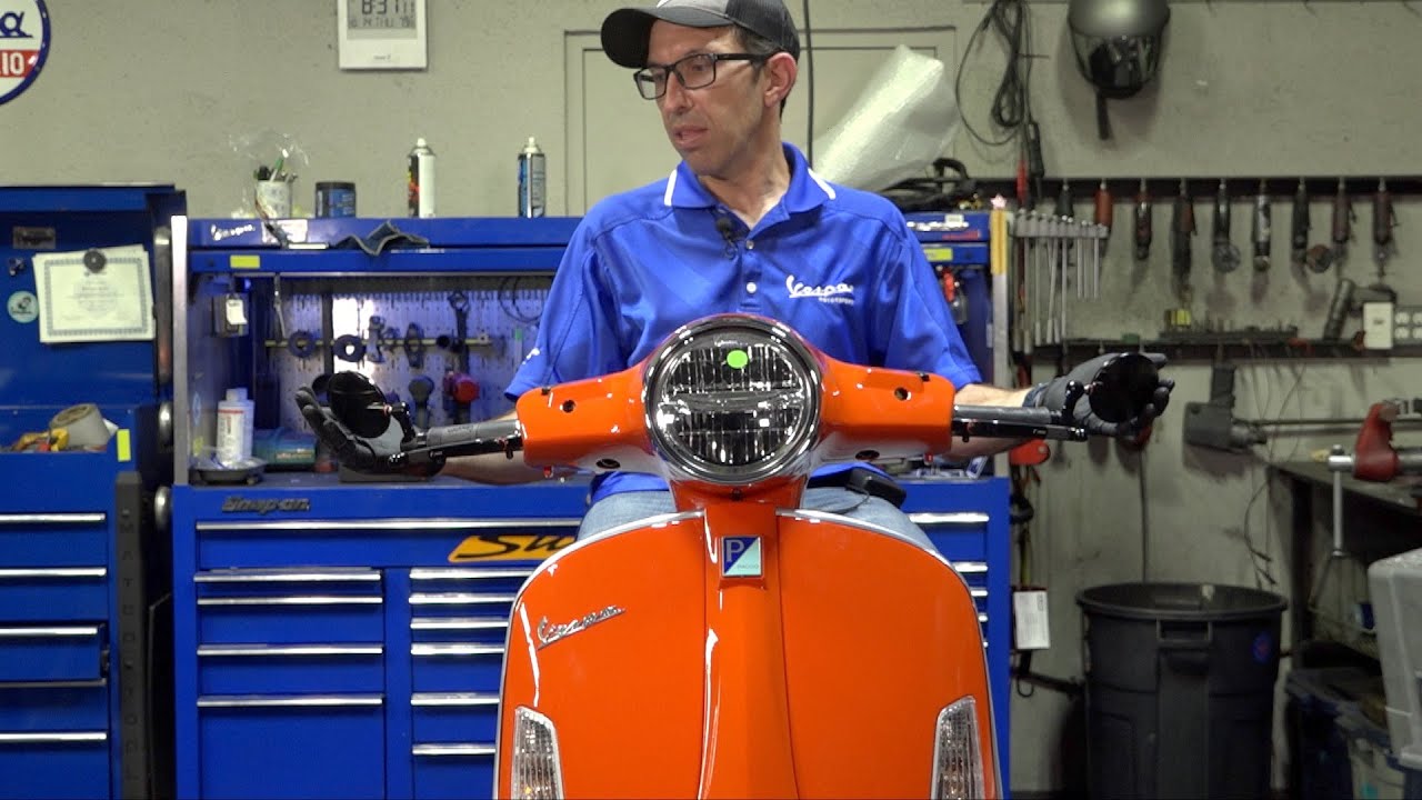 How To Fit Rizoma Spy R Bar End Mirrors to a Vespa GTS 300 HPE