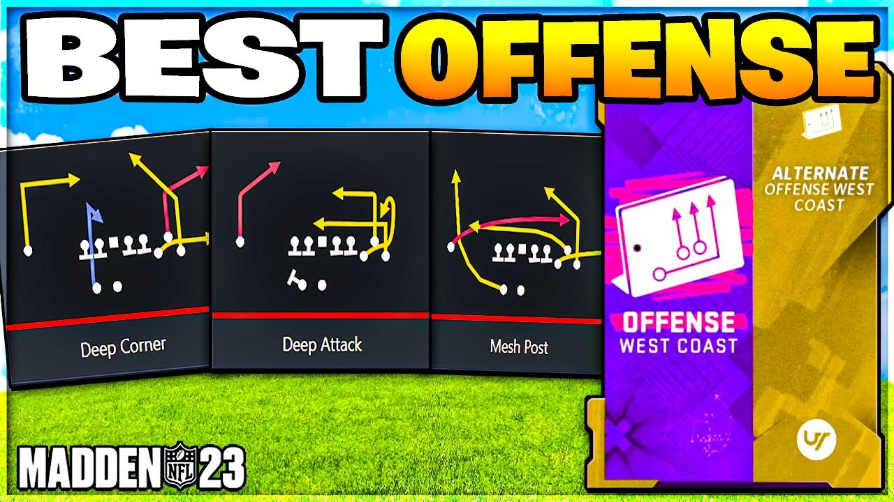 THE BEST OFFENSE IN MADDEN 23 (GUN BUNCH MINI SCHEME)