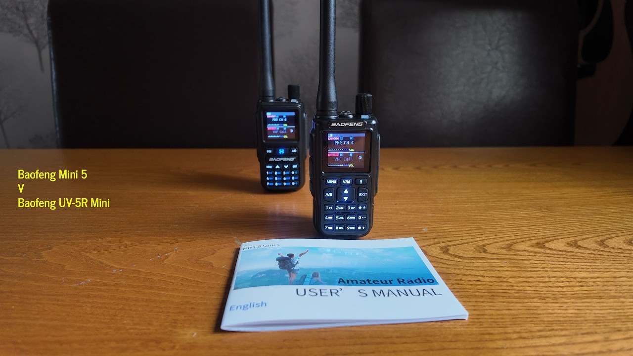 Baofeng Mini 5 Verses Baofeng UV-5R Mini Comparison