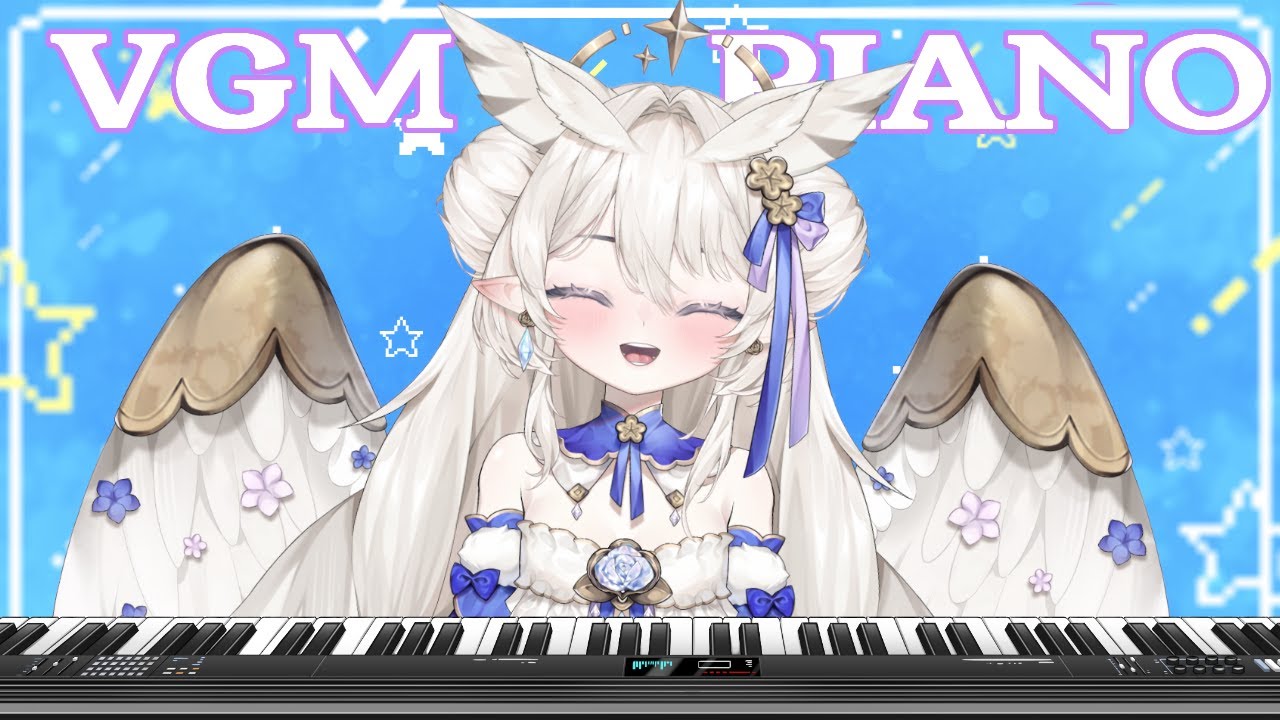 【Handcam】 VTuber Plays Video Game Music on the Piano! ˚₊‧꒰ა 𓂋 ໒꒱ ‧₊˚