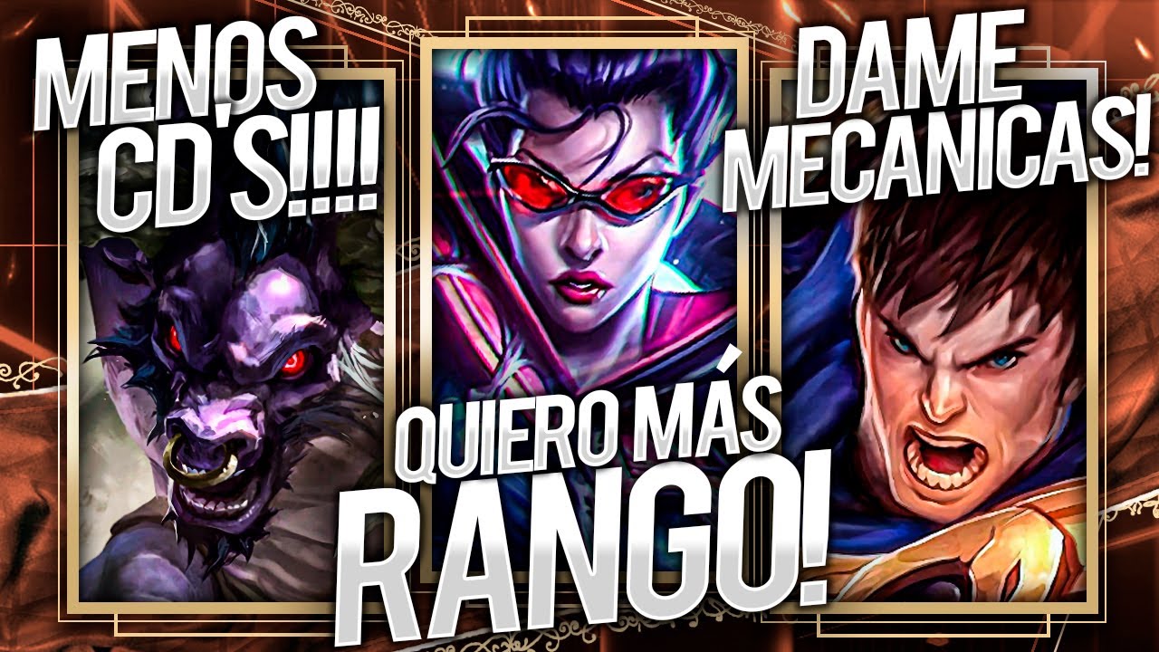 1 PROBLEMA QUE CADA MAIN DE ESTOS CAMPEONES TIENE (todos los campeones)