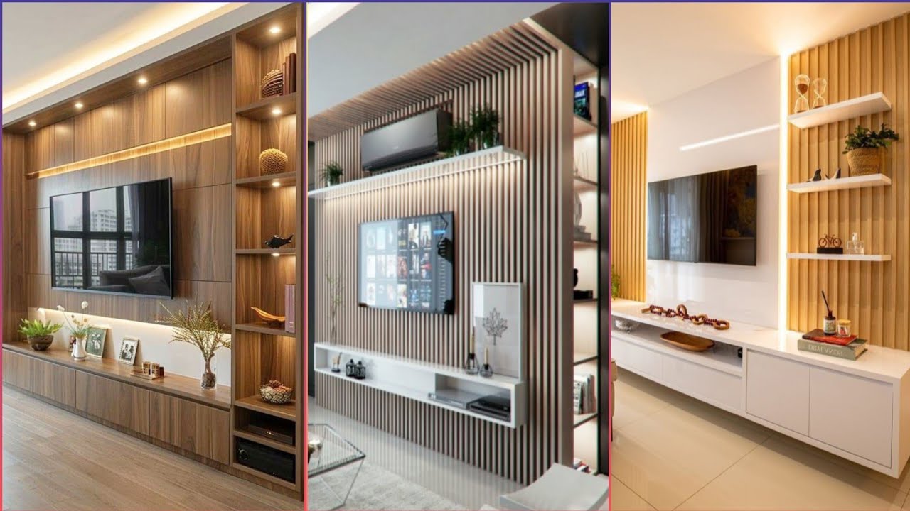 150 Best TV Wall Unit Design Ideas 2025 TV Cabinet Designs| TV  Wall Panel| TV Units