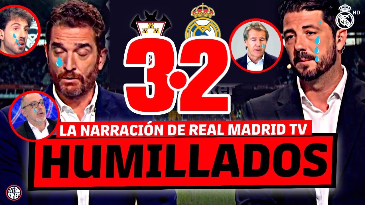 😱 LA AUTOHUMILLACIÓN de REAL MADRID TV en la COPA 😂 