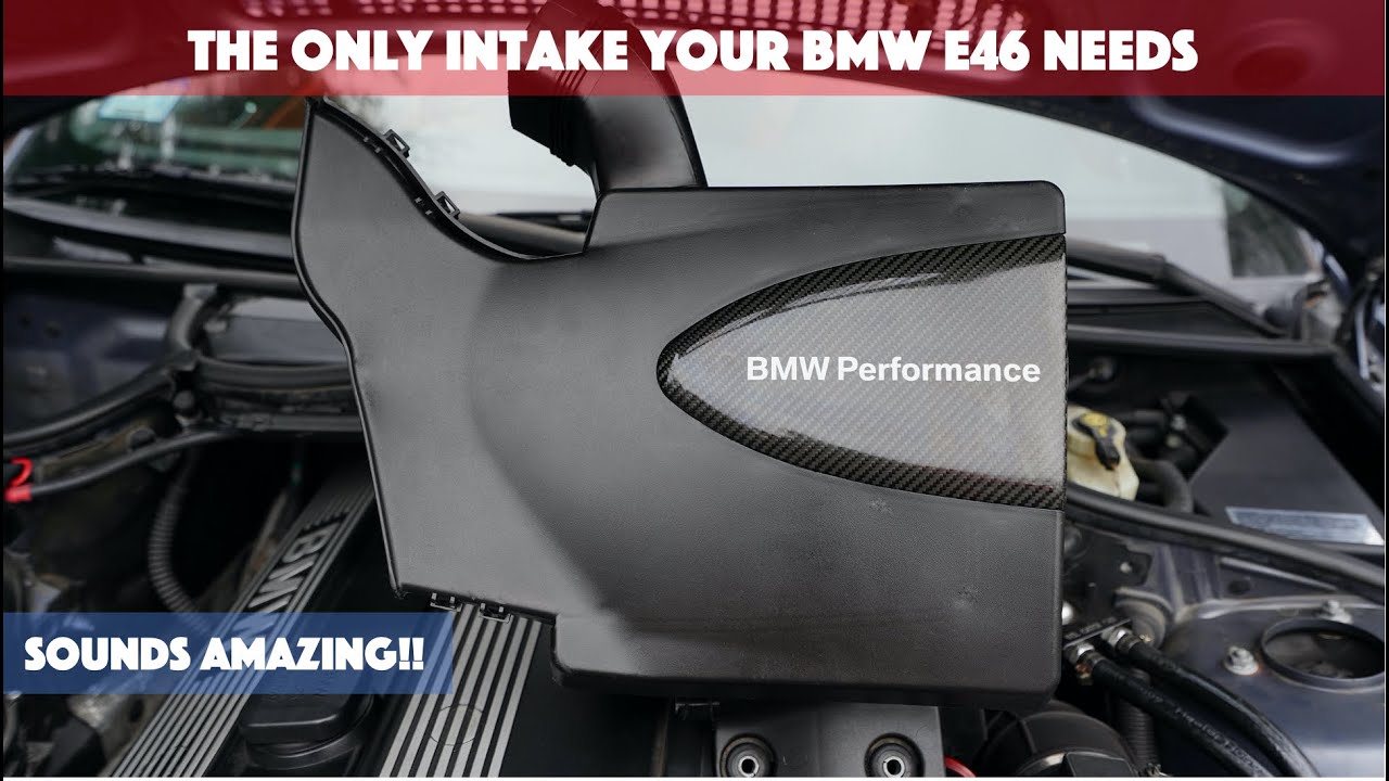 Установка впускной системы из углеродного волокна BMW e46 + сравнение звука!!