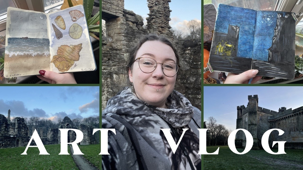 Cosy Art Vlog: Painting sessions for slower rainy days ☔️