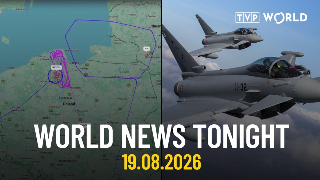NATO flexes air force muscle over Baltic, sending Russia a clear message | World News Tonight