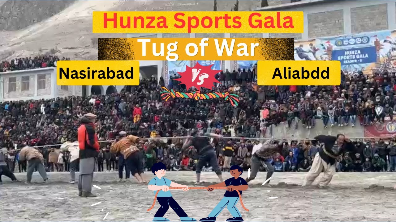 Tug of War Semifinal | Nasirabad vs Aliabad | Hunza Sports Gala #hunza