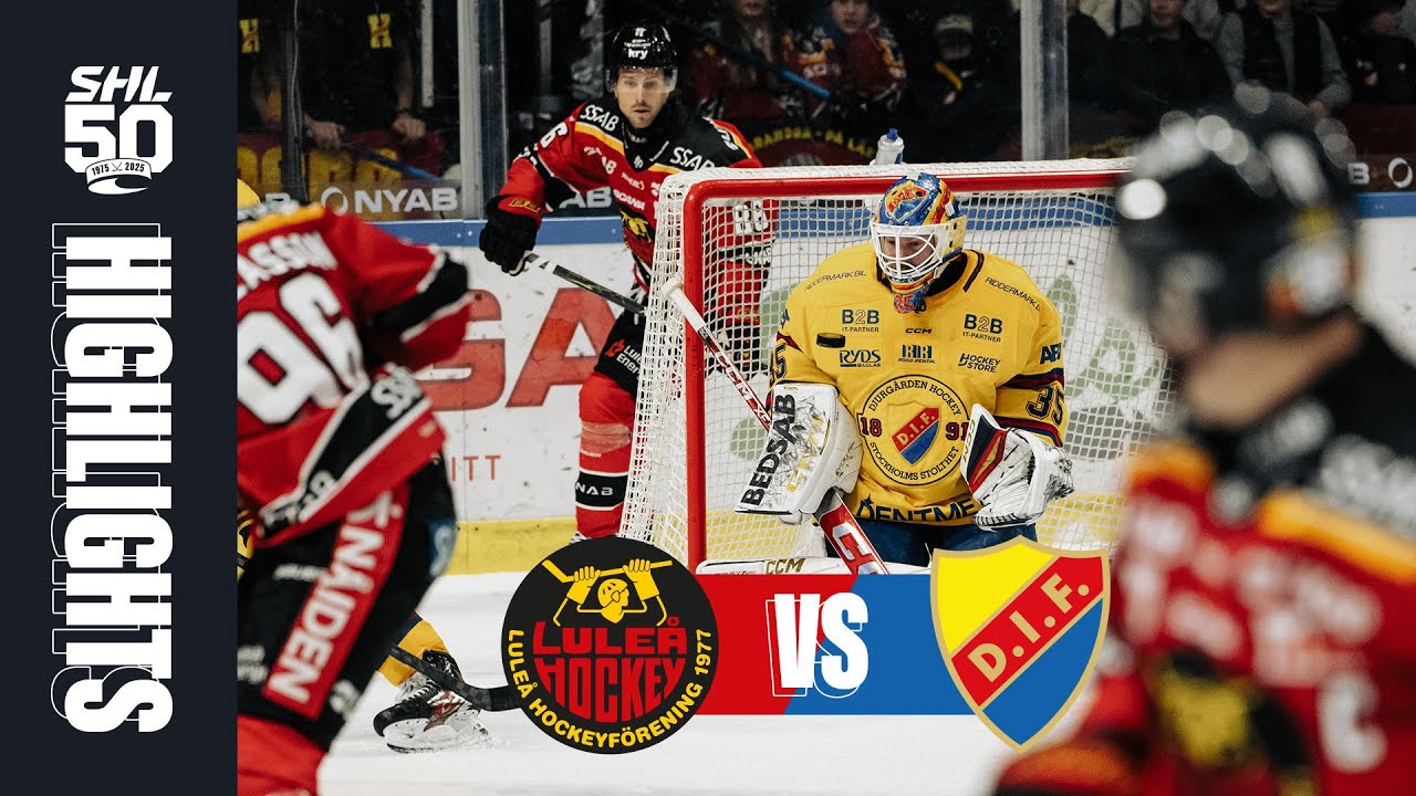 Lule&aring; vs Djurg&aring;rden | 13 nov 2025 | Highlights