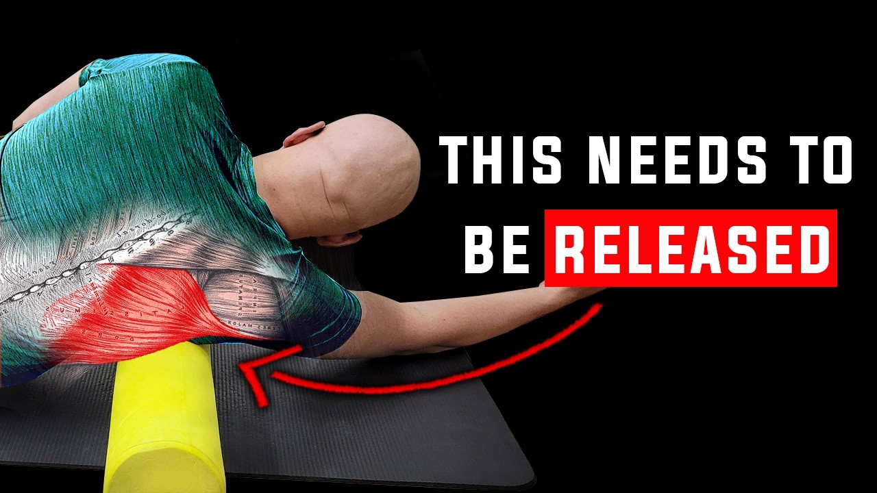 Устраните напряжение в пояснице и плечах &mdash; освободите точки напряжения в широчайших мышцах спины!