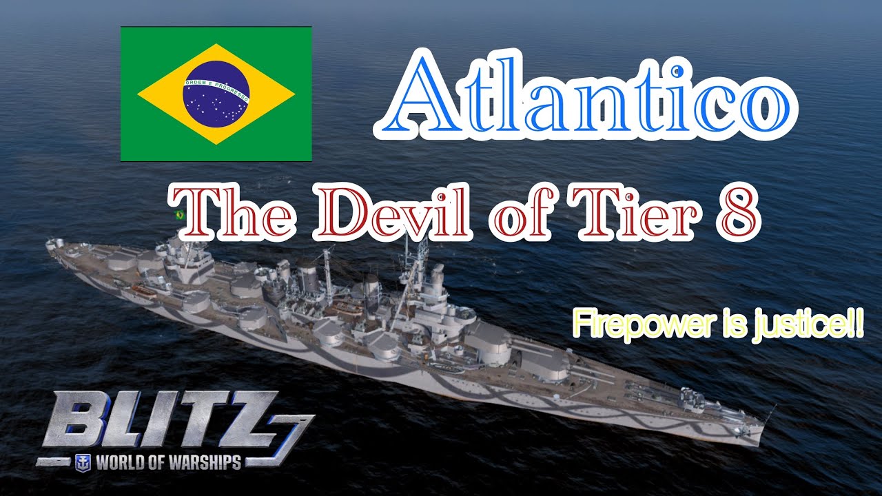#wowsb歌謡曲  Atlantico  Firepower is justice!  