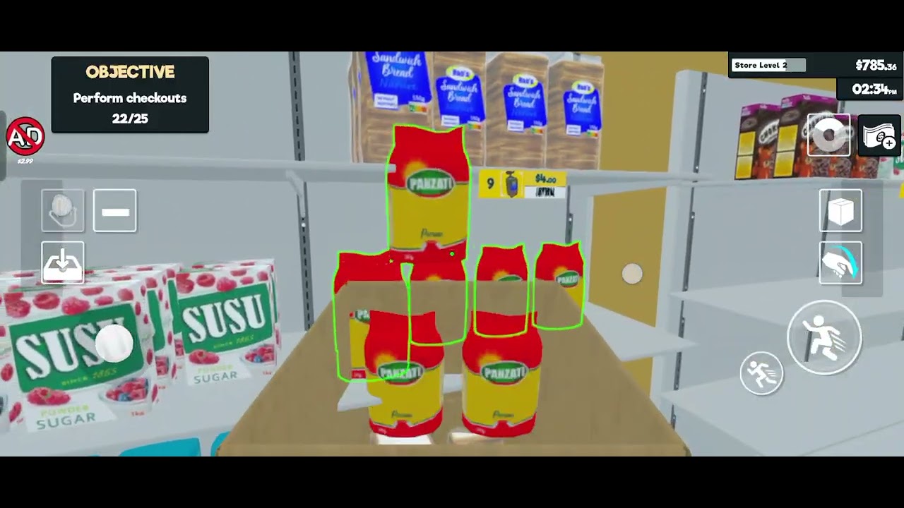 Supermarket simulator game part 2