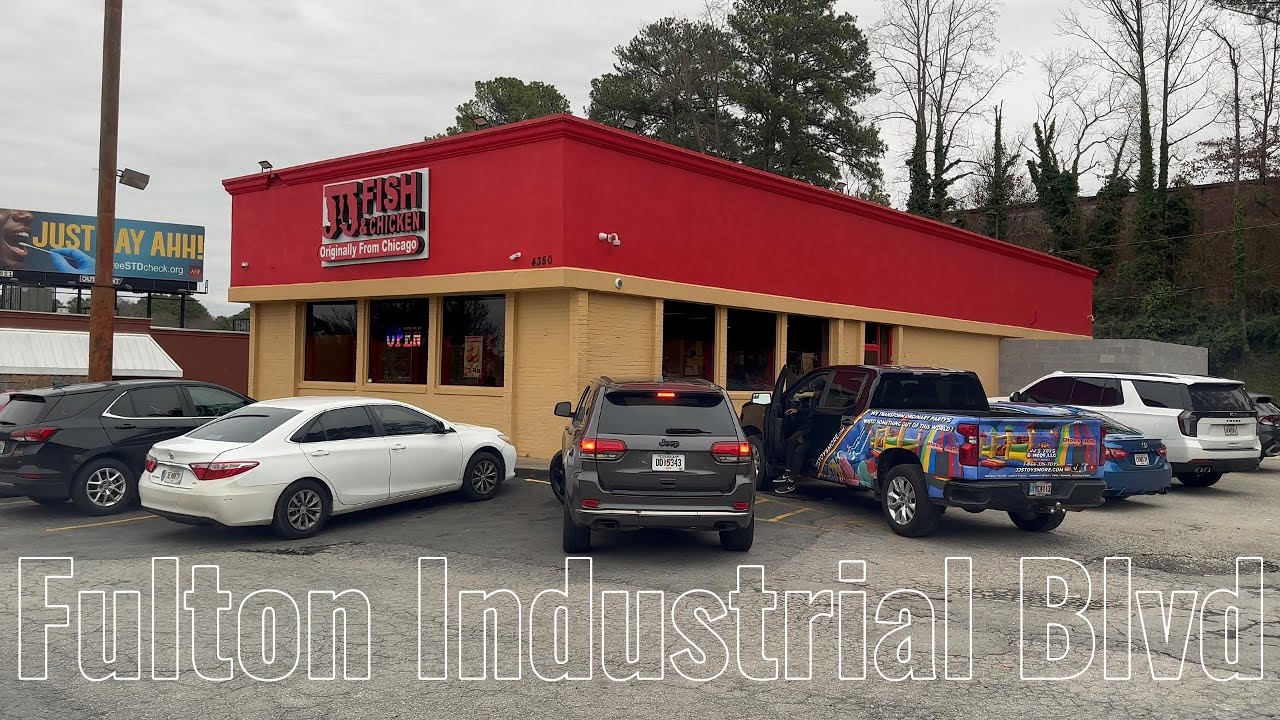 🚗🏭 Atlanta POV Drive 4K | Fulton Industrial Blvd | Iconic Industrial Views