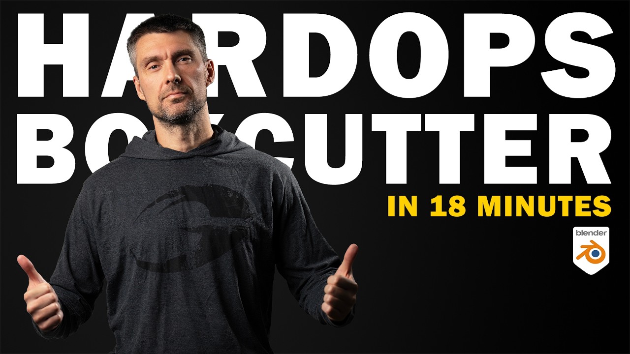 Blender Hard Ops & Boxcutter for Beginners – Start Here!