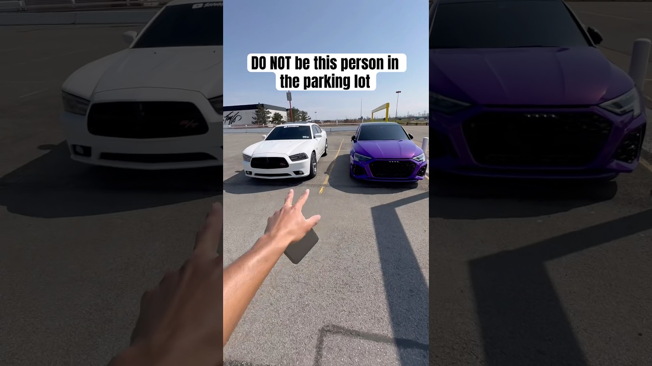 Why do people park so close in open lots?￼